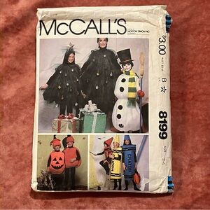 McCall's Costume Pattern #8199